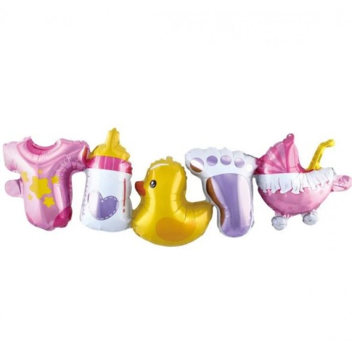 CİVCİV KONSEPT PEMBE FOLYO BALON