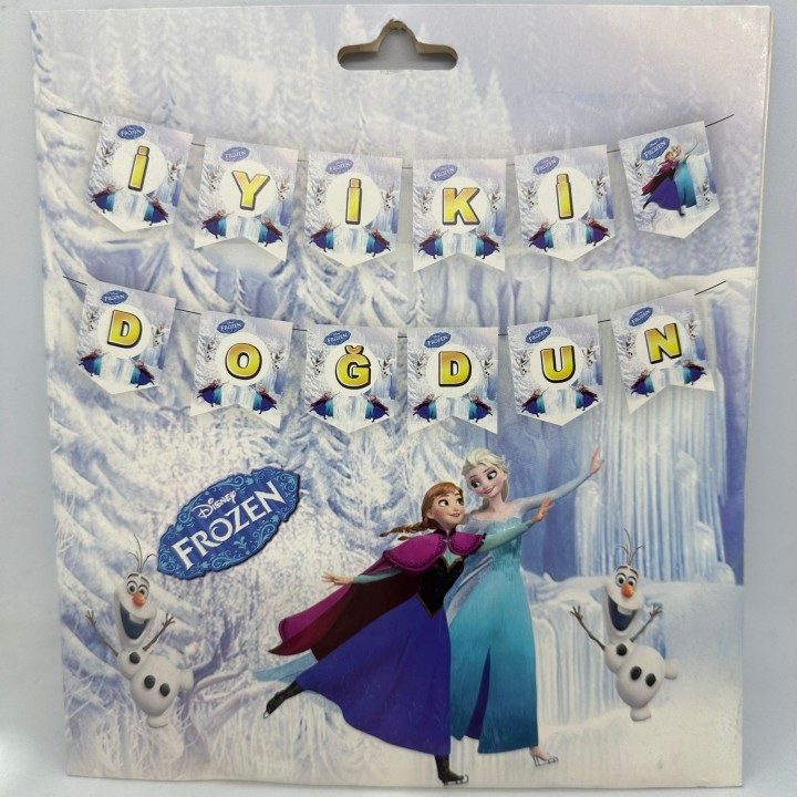 FROZEN İYİ Kİ DOĞDUN BANNER