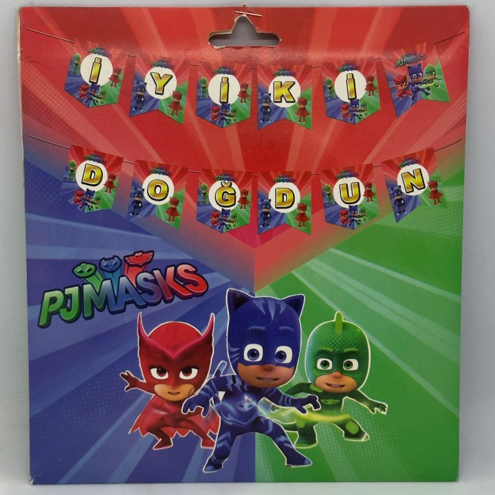 PİJA MASKELİLER İYİ Kİ DOĞDUN BANNER