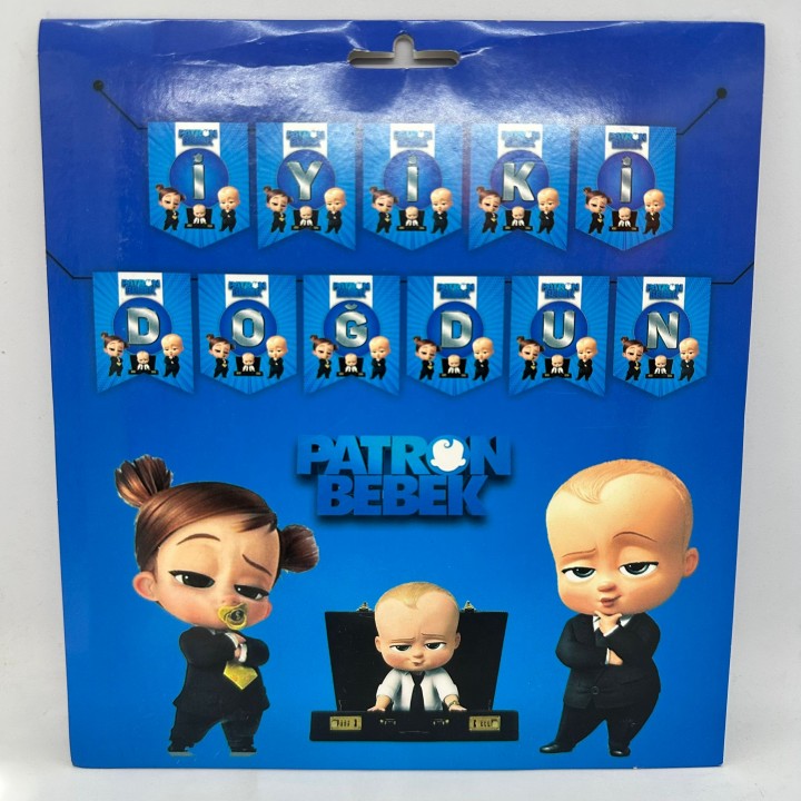 PATRON BEBEK İYİ Kİ DOĞDUN BANNER