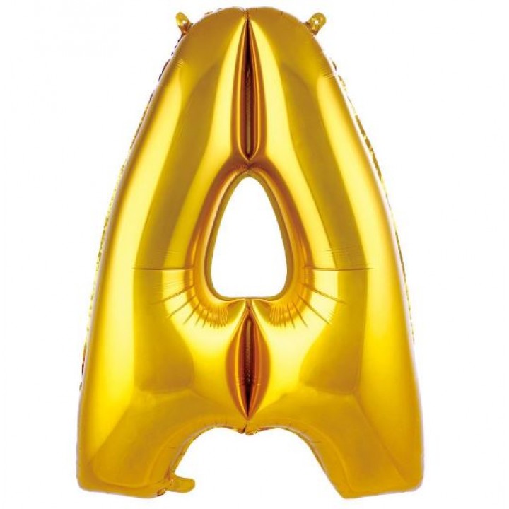 A- HARF 34 İNC GOLD RENK BALON 76 CM