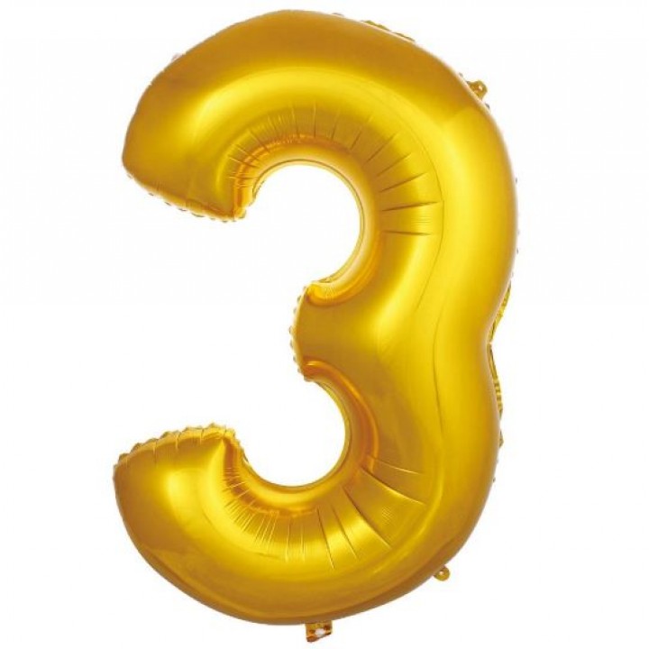 İKM 40″ Gold 3 Rakam Folyo Balon