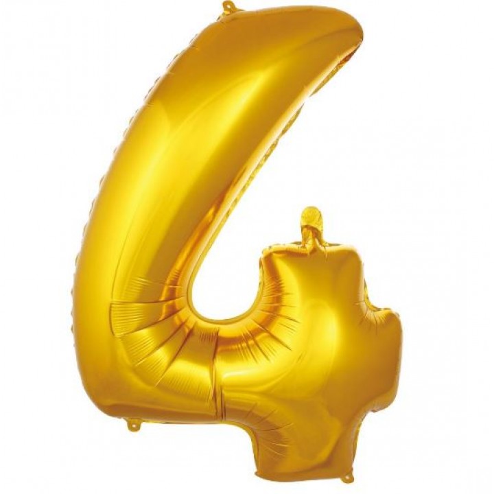 İKM 40″ Gold 4 Rakam Folyo Balon