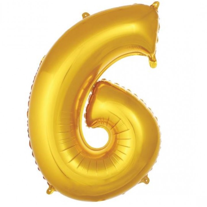İKM 40″ Gold 6 Rakam Folyo Balon