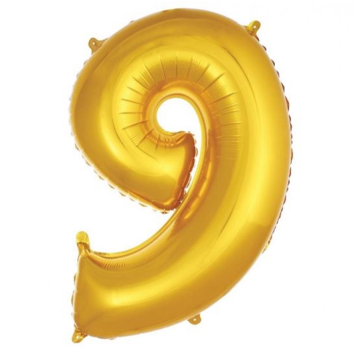İKM 40″ Gold 9 Rakam Folyo Balon