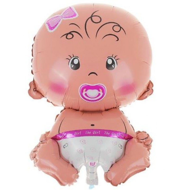 BEBEK PEMBE FOLYO BALON