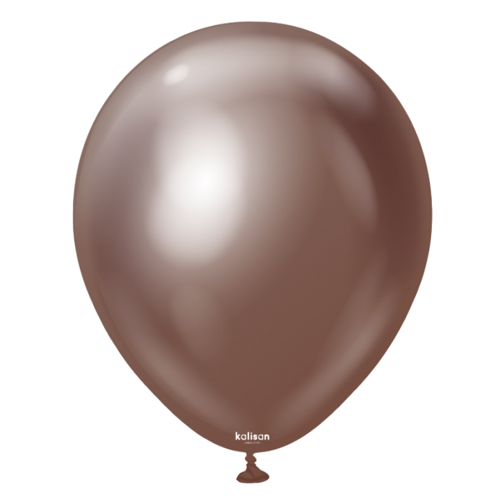 12'' Mirror Balon Çikolata Kahve (Chocolate) 50’li