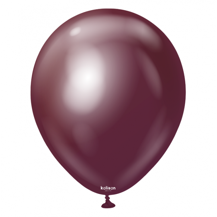 12'' Mirror Balon Bordo (Burgundy) 50’li