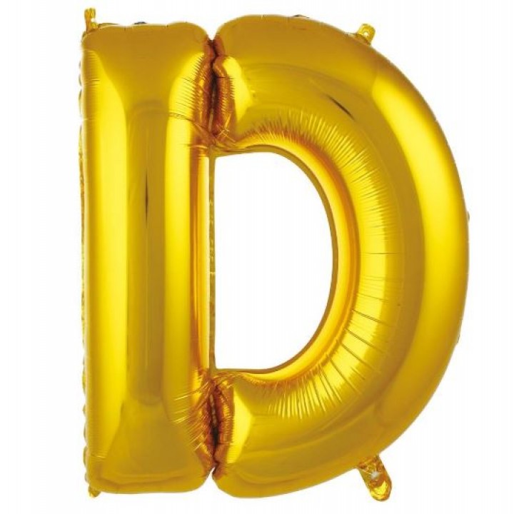 D- HARF 34 İNC GOLD RENK BALON 76 CM
