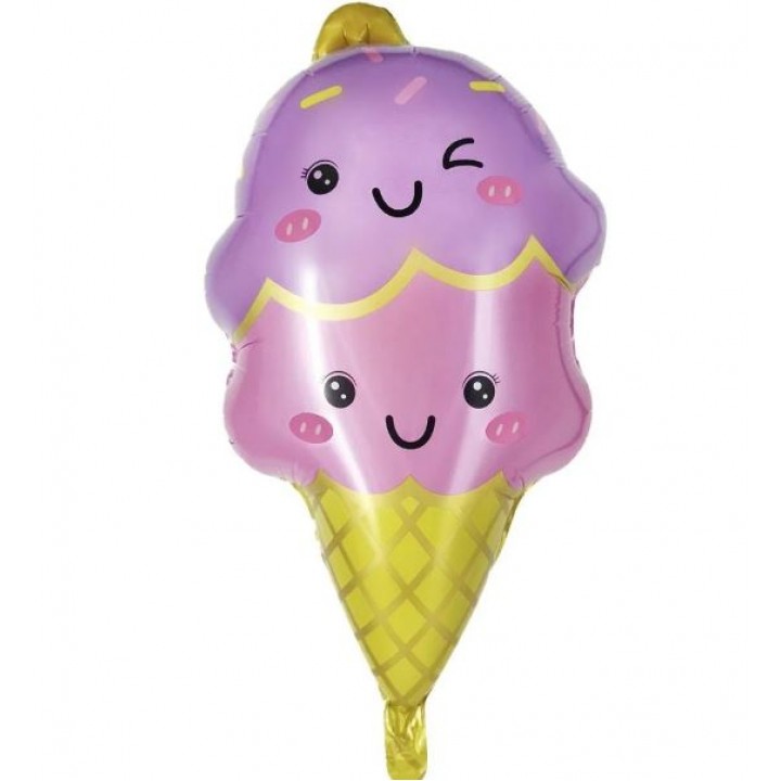 KÜLAH DONDURMA PEMBE FOLYO BALON 39,5*68,5