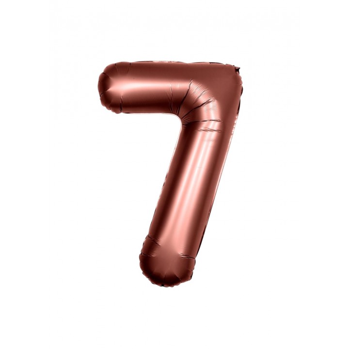 40″ Çikolata 7 Rakam Folyo Balon