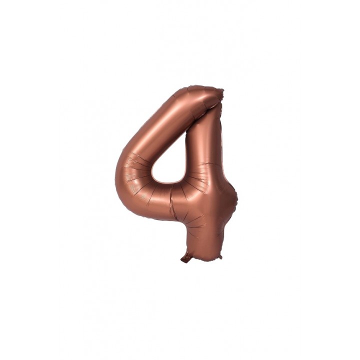40″ Çikolata 4 Rakam Folyo Balon