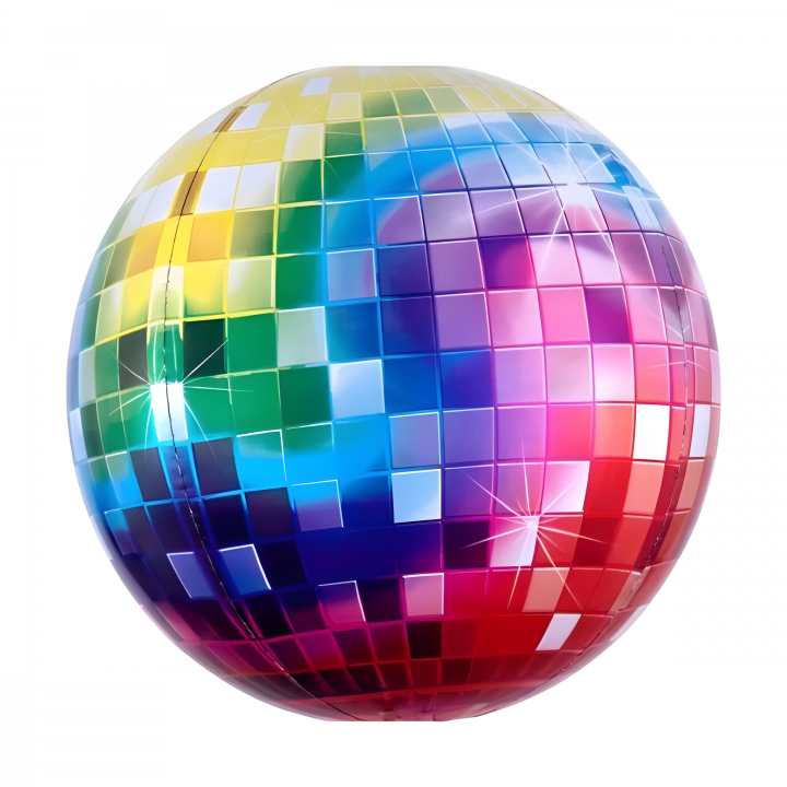 Disco Topu Renkli FOLYO BALON