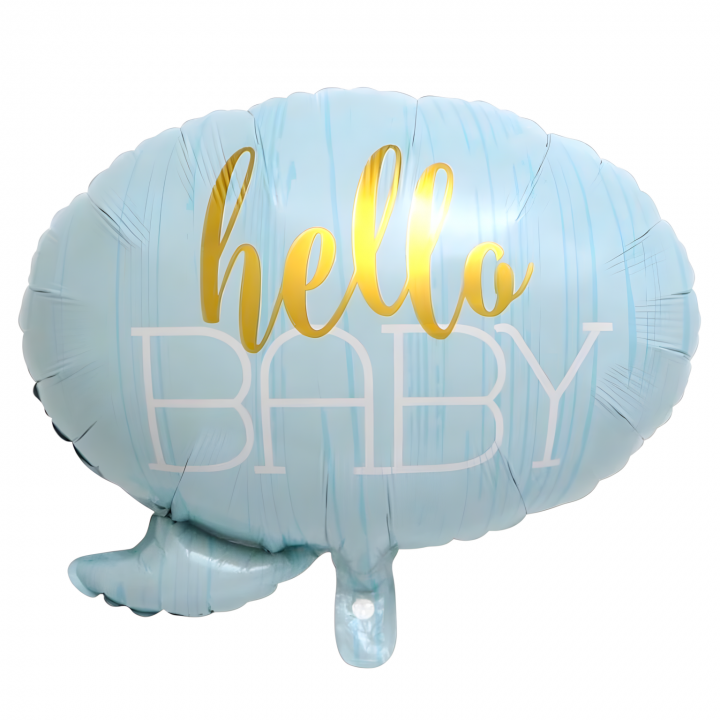 Hello Baby Mavi Folyo Balon
