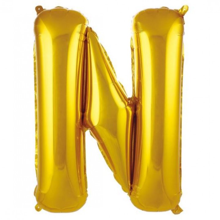 N- HARF 34 İNC GOLD RENK BALON 76 CM