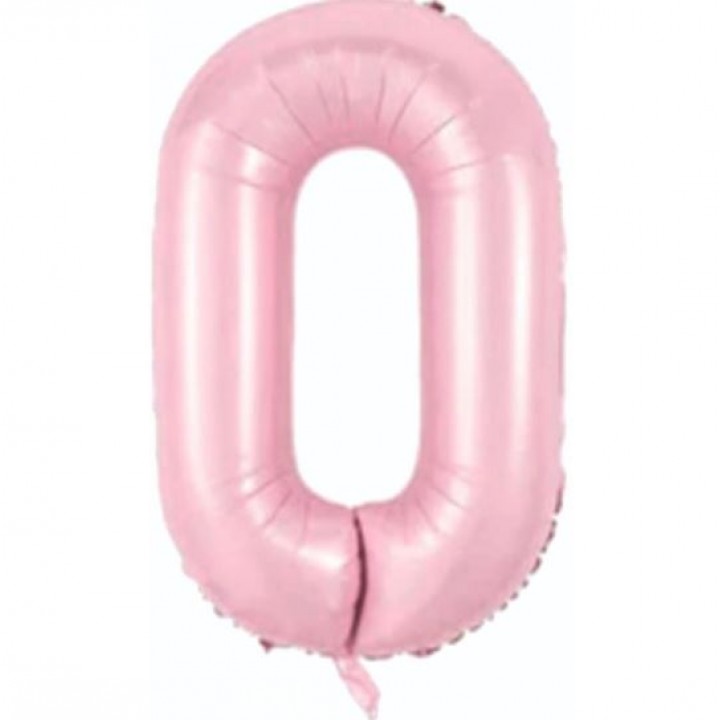 0- RAKAM 34 İNC PEMBE RENK BALON 76 CM