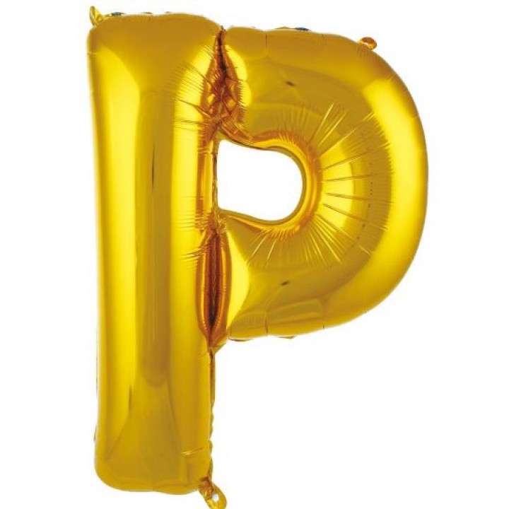 P- HARF 34 İNC GOLD RENK BALON 76 CM