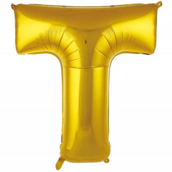T- HARF 34 İNC GOLD RENK BALON 76 CM
