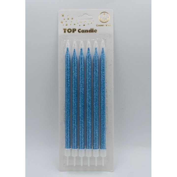 TOP CANDL MAVİ SİMLİ MUM