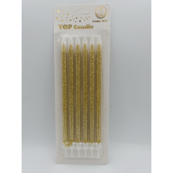 TOP CANDLE GOLD SİMLİ MUM