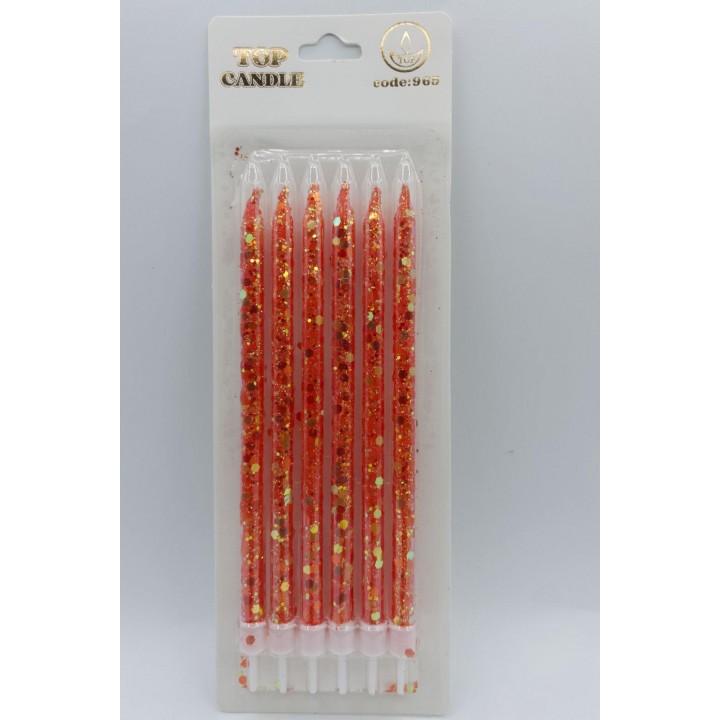 TOP CANDLE KIRMIZI PULLU MUM