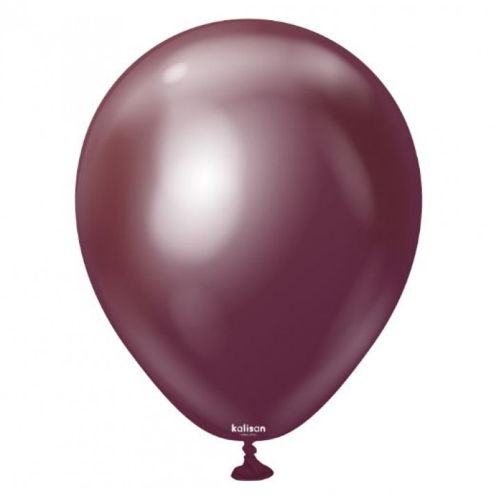 18'' Mirror Balon Bordo (Burgundy) 5’li