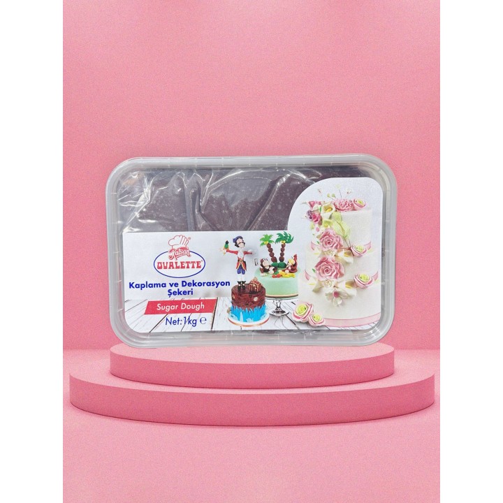 ŞEKER HAMURU 1 KG KAHVERENGİ KATSAN OVALETTE