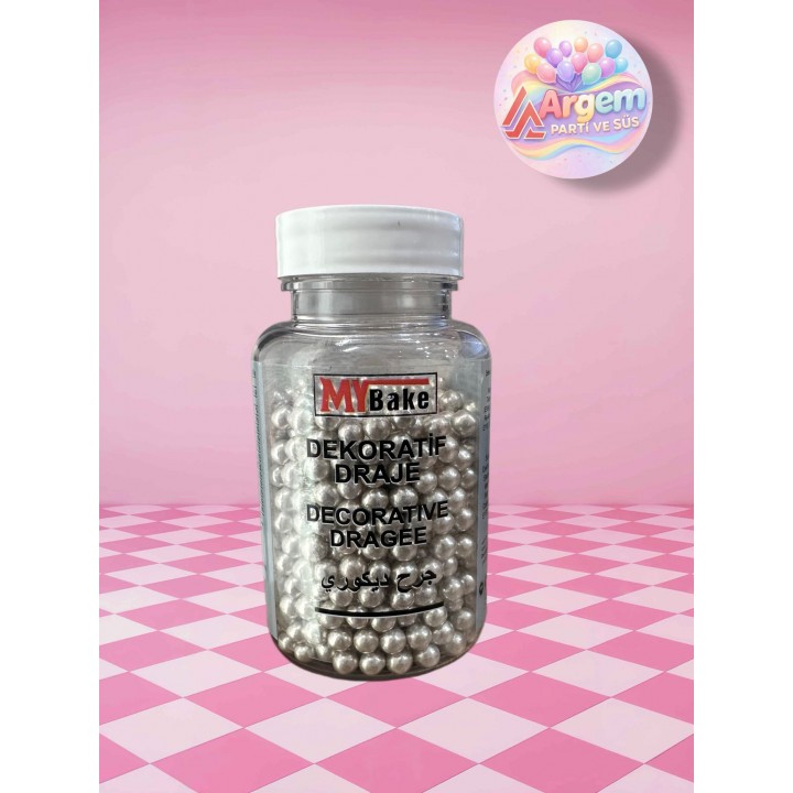 MY BAKE DEKORATİF DRAJE GÜMÜŞ NO 2 100GR