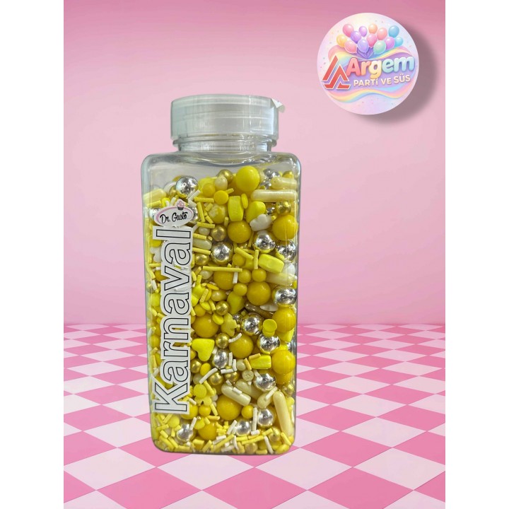 DR GUSTO KARNAVAL PASTA SÜSÜ  SARI KARIŞIK NO19  250 GR