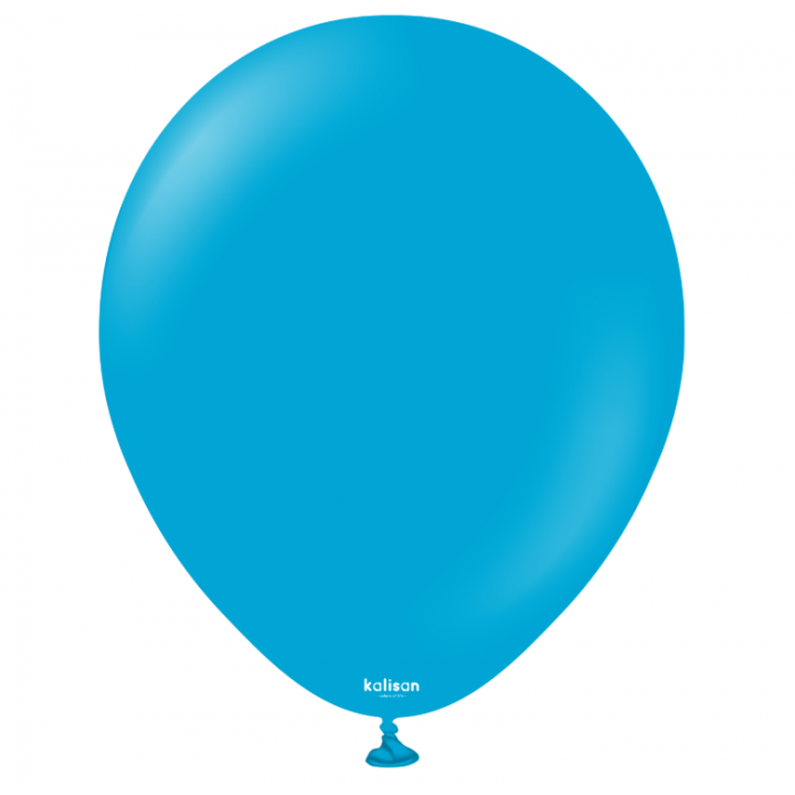 18'' Standart Balon Karayip Mavi (Caribbean Blue) 5'li