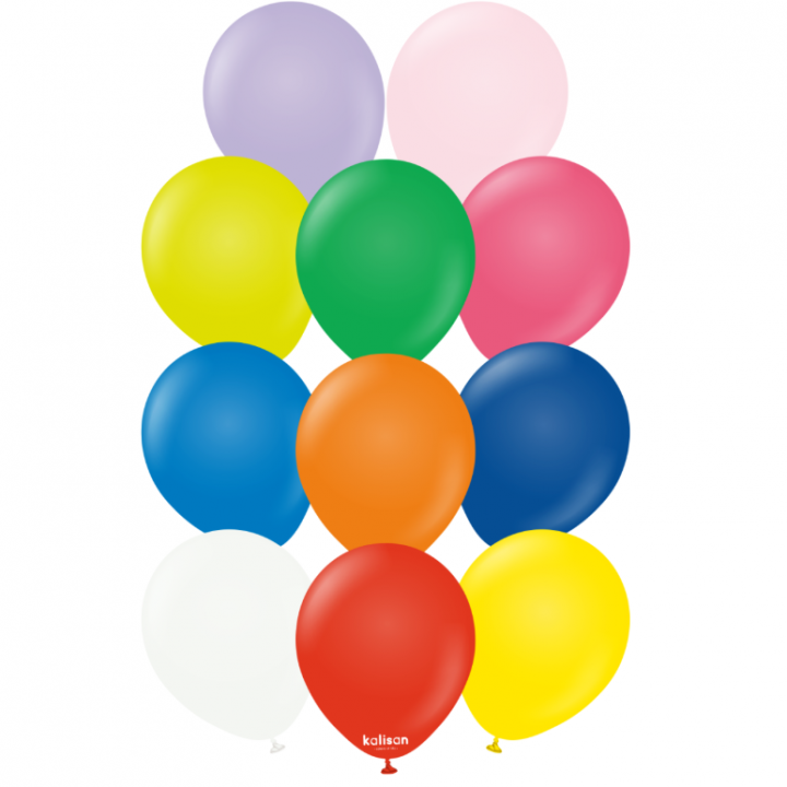 12'' Standart Balon Karışık 100’lü