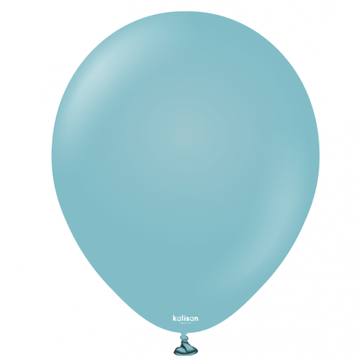 12'' Retro Balon Mavi Cam (Blue Glass) 100’lü