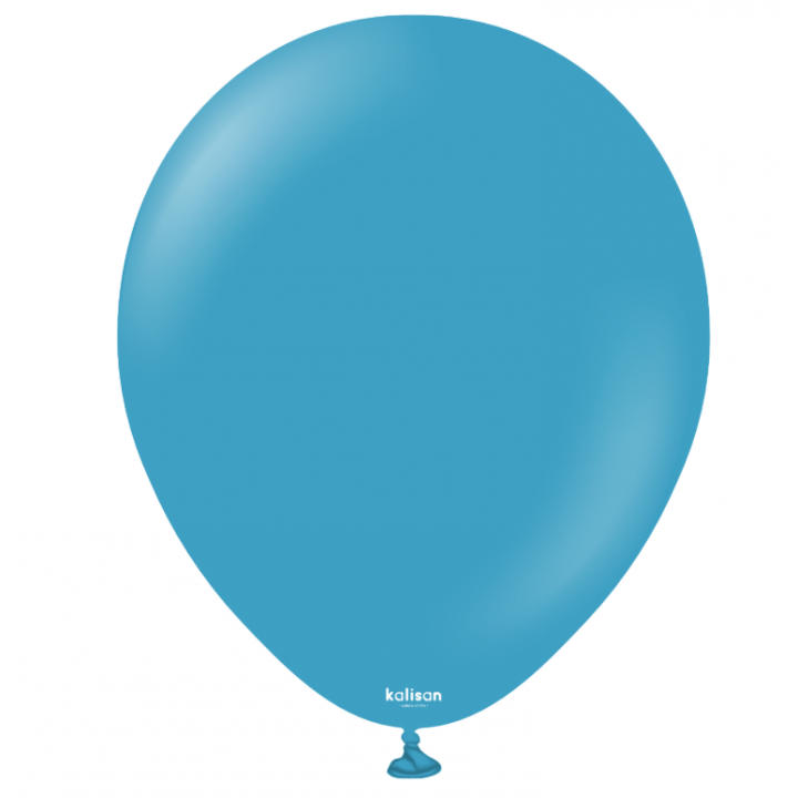12'' Retro Balon Derin Okyanus (Deep Blue) 100’lü