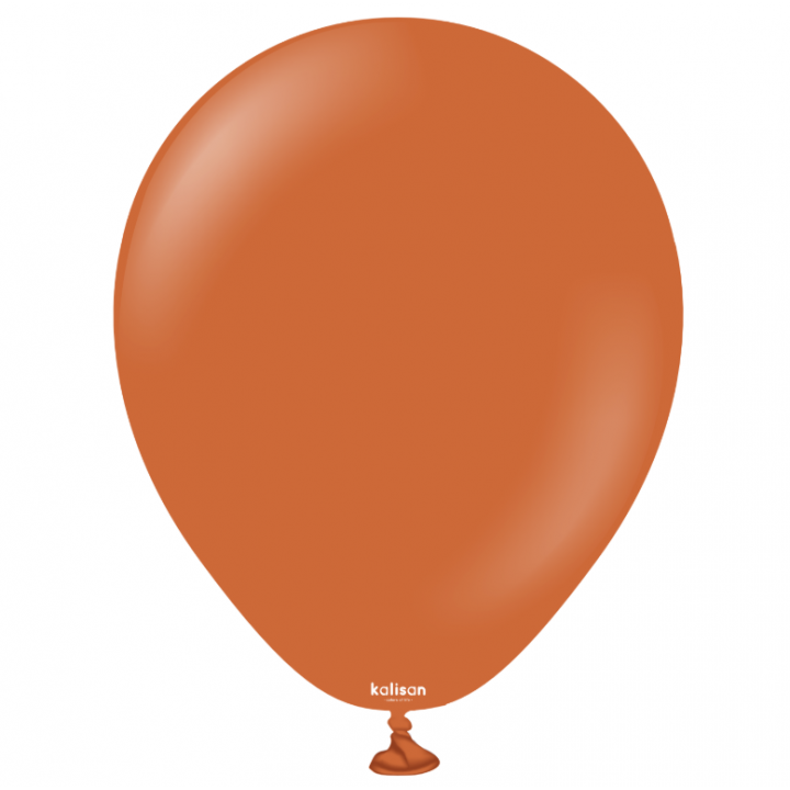 5'' Retro Balon Yanık Turuncu (Rust Orange) 100’lü