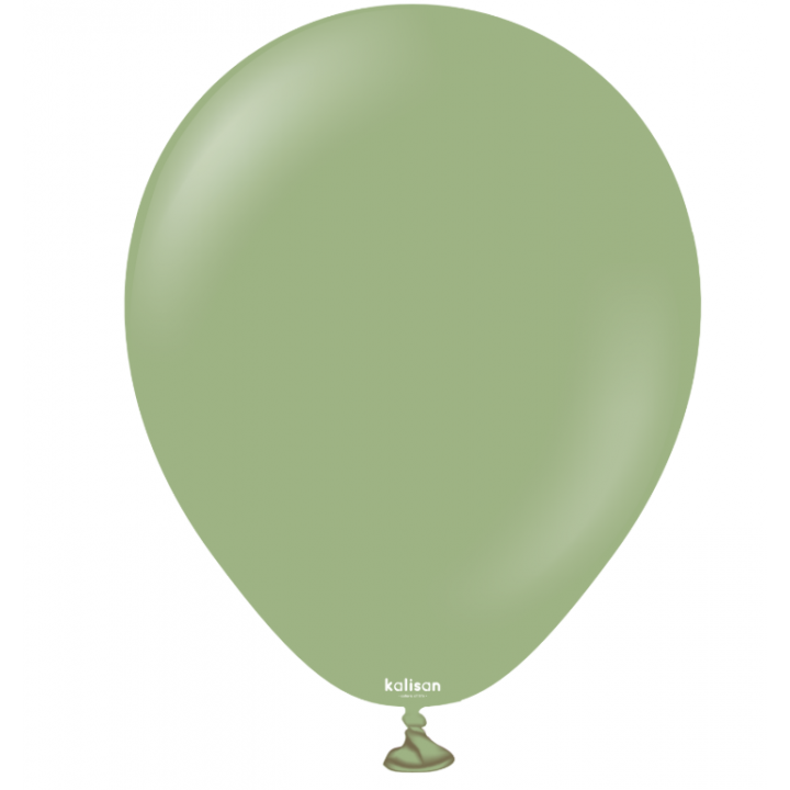 5'' Retro Balon Okaliptüs (Eucalyptus) 100’lü