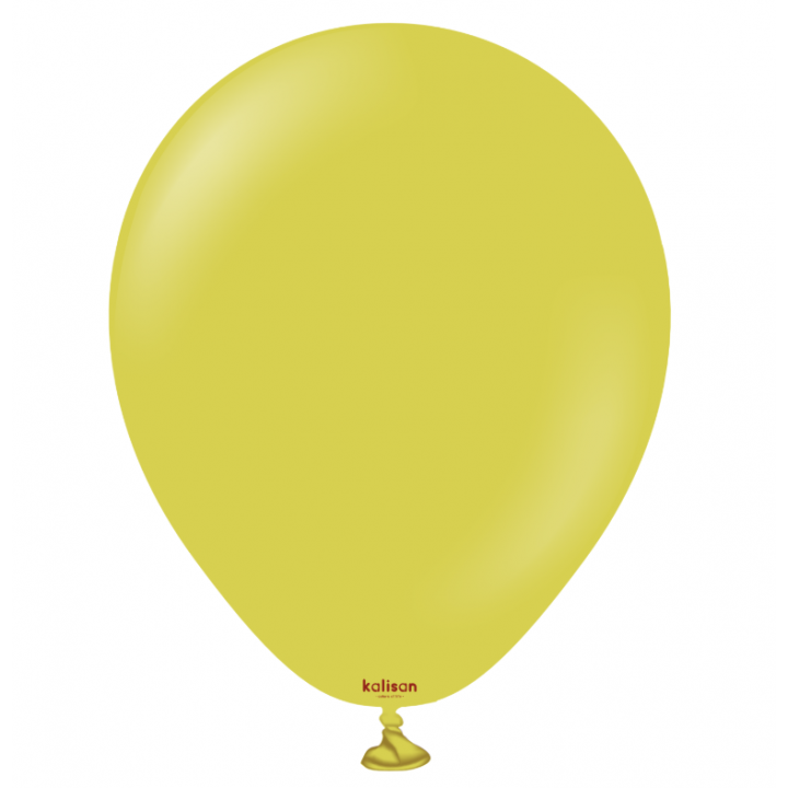 5'' Retro Balon Zeytin (Olive) 100’lü
