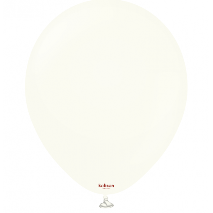 18'' Retro Balon Beyaz (Retro White) 5'li