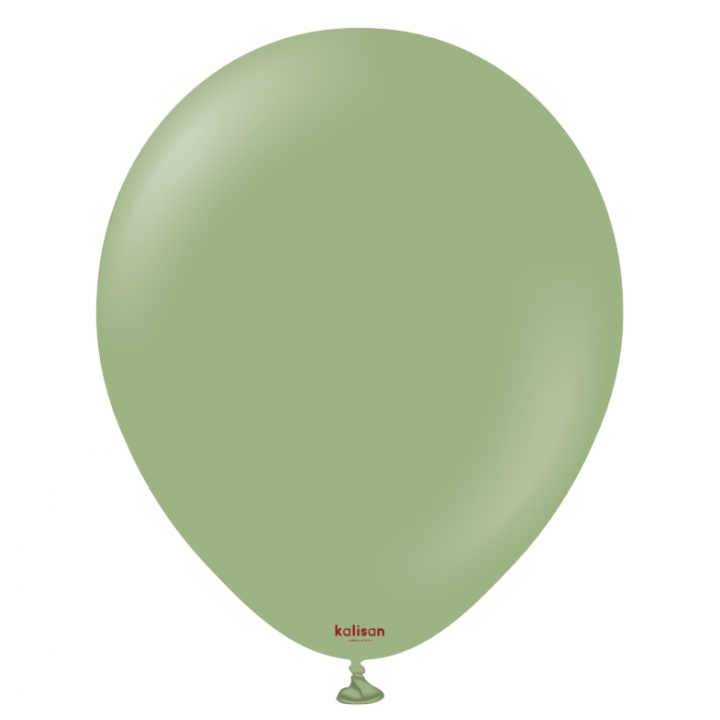 18'' Retro Balon Okaliptüs (Eucalyptus) 5'li