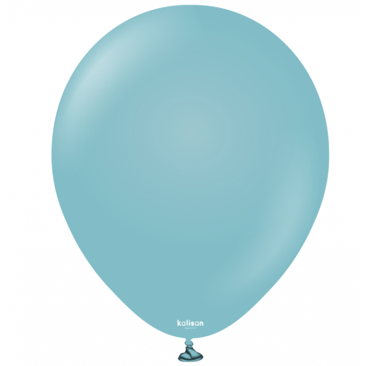 18'' Retro Balon Mavi Cam (Blue Glass) 5'li