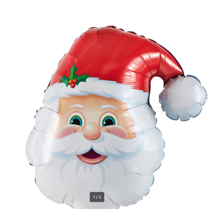 Noel Baba Kafa Folyo Balon 