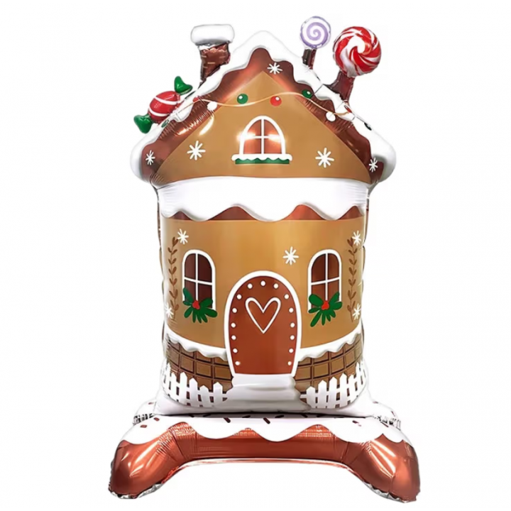 Ayaklı Şeker Evi Folyo Balon 
