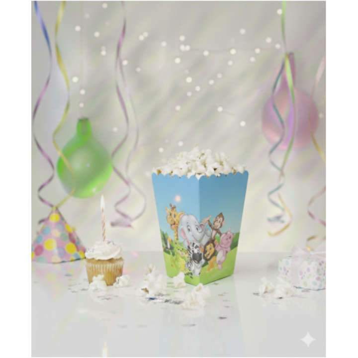 Safari Hayvanları Mısır Kutusu
