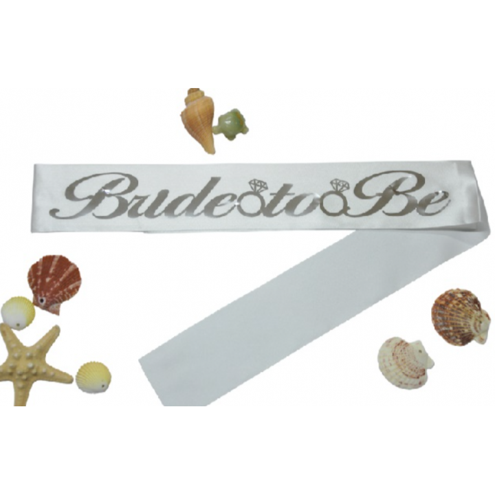 Bride Kuşak Beyaz Gümüş