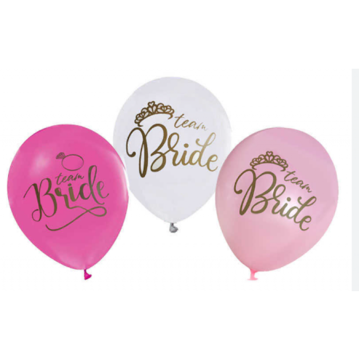 Bride To Be Pembe Beyaz 5 li Balon