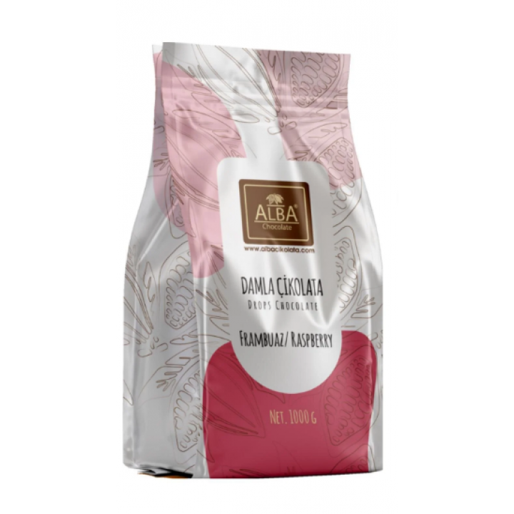 Alba Frambuaz Damla Çikolata 1 Kg