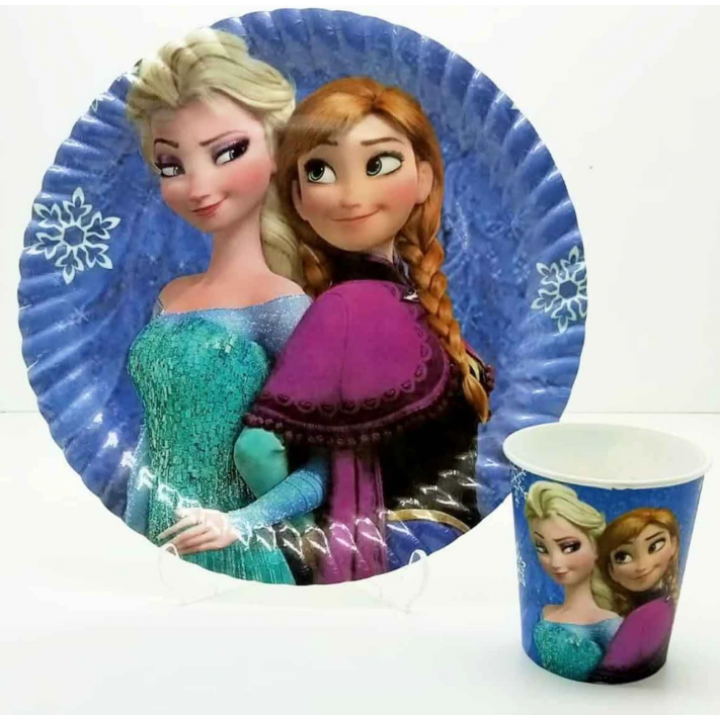 FROZEN TABAK BARDAK SET 8 'Lİ