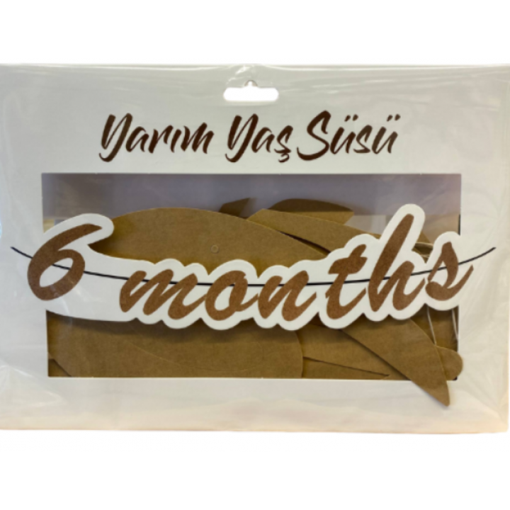 Retro Kraft Yarım Yaş Kaligrafi Banner