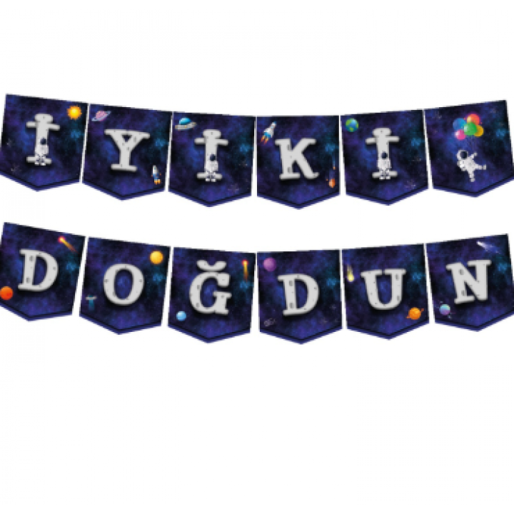UZAY GALAKSİ TEMALI BANNER