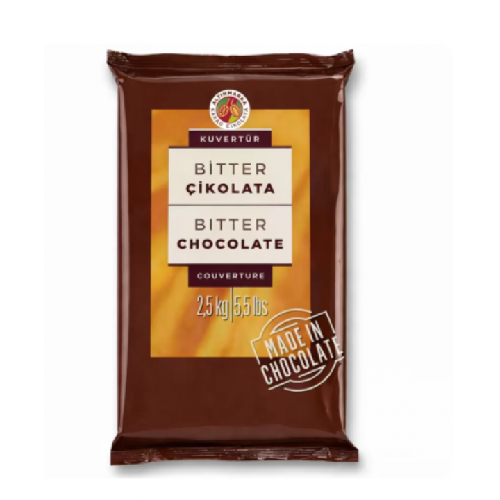 BİTTER KUVERTÜR ÇİKOLATA 2.5  KG