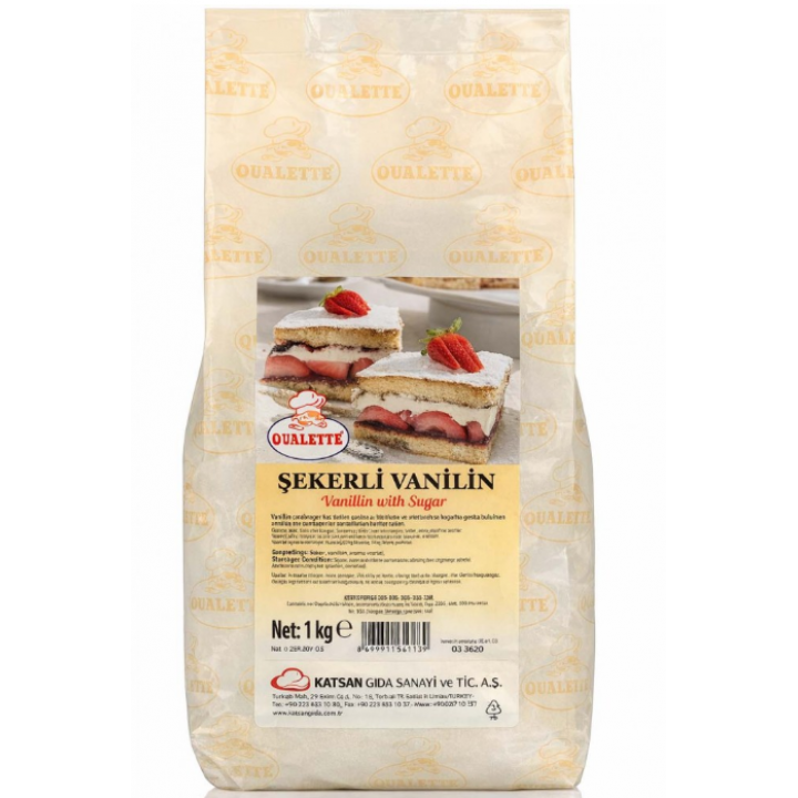 OVALETTE ŞEKERLİ VANİLİN 1 KG